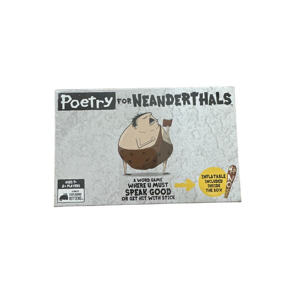 Exploding Kittens Poetry for Neanderthals - Word Guessing - Caveman Game New - Picture 6 of 8